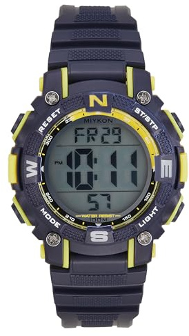 Miykon Womens Sports Digital Watch - Lightweight Shockproof, Super Illuminator, Stopwatch and Timer, Alarm, Dual Time, 24hr Military Time, 100M Water Resistant