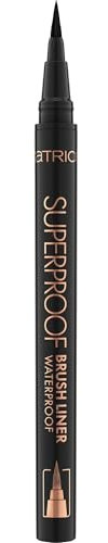 Catrice Cosmetics Superproof Eyeliner waterproof con pennello, lunga durata, risultato immediato, Ultra pigmentato, opaca (0.45 ml)