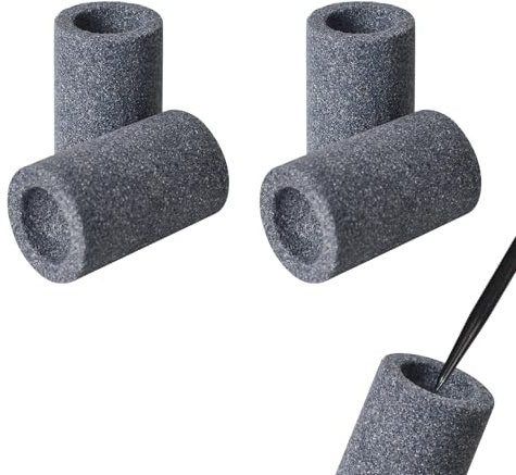 4 Dart Schleifstein 1.5 * 2.5CM– Perfekter Dart Tip Sharpener für Steel Dartpfeile – Ideales Darts Zubehör zum Schärfen und Abrunden der Dartspitzen