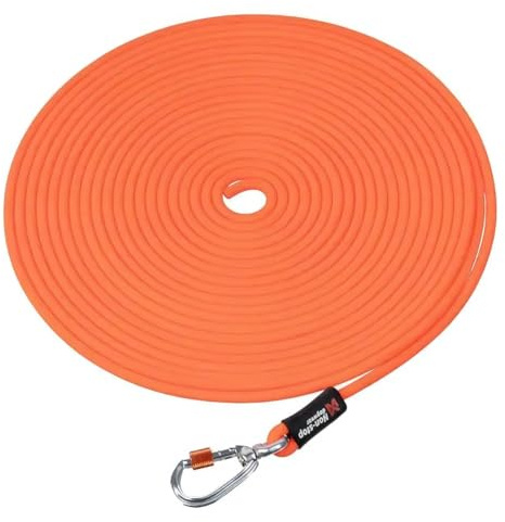 Non-Stop Dogwear Protector Round Long Line, Orange, 10 m