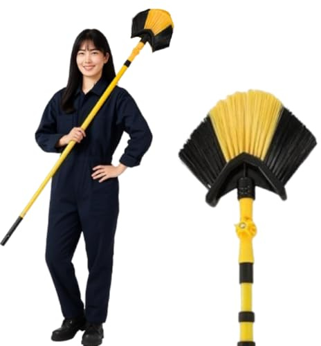 3M Telescopic Dusting Brush – Extendable Ceiling & Cobweb Cleaner with 3-Section Pole – Swivel Head for Tight Corners, Fans & Hard-to-Reach Areas