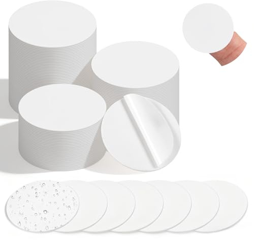 50 Pcs NFC Tags Sticker with Original NTAG215 Chip NFC Stickers Adhesive Labels 25mm Coin RFID Tags Rewritable 504 Bytes Memory Suitable for All NFC-Enabled Devices and Smartphones