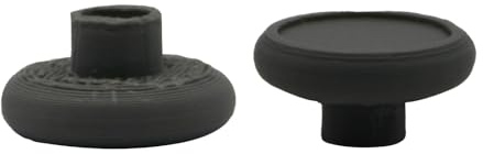 Ersättande joystick-lock kompatibla med retro ficka 5, färgglada 3D-tryckta analoga stickskydd (svart)
