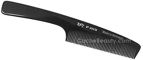 Diane 1907 Clippermate 7.25 Fine Tooth Comb with Handle, Durable Hard Rubber Construction for Precision Styling and Control