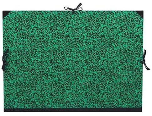 Lefranc Bourgeois Cartella Porta Disegni 38 X 28 Verde - Chiusura Ad Elastici