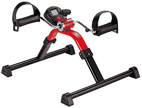BerseCare Gmbh Bewegungstrainer DIGITAL, rot | Sundo Homecare Pedal-Trainer für Arme und Beine | Physiotherapie