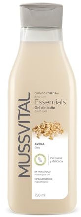 MUSSVITAL Essentials, Gel de Baño, Avena, 750 ml