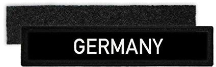 Copytec Patch Namensschild Germany Biker Uniform Kutte Abzeichen Soldat #30084