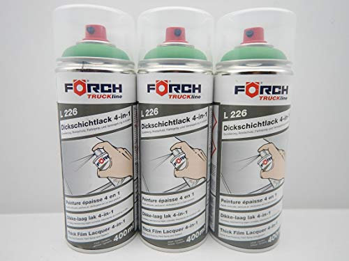 FORCH 4 in 1 Traktor GRÜN LANDMASCHINE DICKSCHICHTLACK Lack Spray SPRAYDOSE 400ML (3)