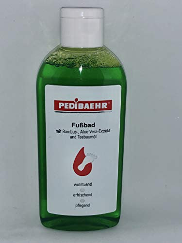 Pedibaehr Fußbad mit Bambusextrakt und Teebaumöl, 200 ml