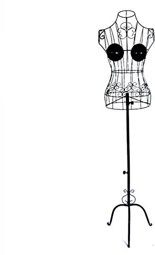 ZRY Fer À Repasser Femme Mannequin Buste de Couture Démontable, Robe de Mariée Présentoir Accessoires, Tout Le Corps Ajustable Cintres, 3 Couleurs (Color : A)