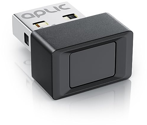 CSL - USB Fingerabdrucksensor Fingerabdruckleser - Fingerprint Reader - Windows 8 10 11 Hello – unterstützt bis zu 10 IDs – USB - Plug & Play – Finger Scanner
