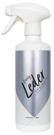 whinny X bay Lederpflegespray Lovely Leder – Glattleder Pflegespray für Sattel, Zaumzeug & Reitstiefel | fettfrei, staubabweisend & pflegend, 500ml