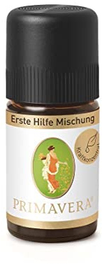 PRIMAVERA Erste Hilfe Mischung Kraftkonzentrat 5 ml - zur regenerierenden Hautpflege, Narbenpflege - Aromaöl, Duftöl, ätherisches Öl, Aromatherapie - bio, vegan