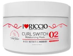 I Love Lockenwickler Lockenschalter-Maske für lockiges und welliges Haar, nährend und feuchtigkeitsspendend mit Arganöl, Macadamia und Jojoba, definierte und weiche Locken, befeuchtet trockenes und