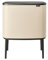 Brabantia Bo Touch Bin - 36L Inner Bucket (Soft Beige) - Waste Kitchen Bin - Soft-touch