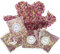 Dantolo 15 pcs de Confeti de Boda, Conos de Flores Secas Naturales, Pétalos de Rosa Biodegradables para Decoración de Fiesta