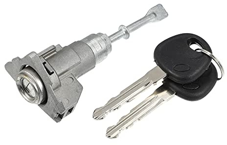 X AUTOHAUX 1 Set Front Door Lock Cylinder Set Kit with 2 Keys for Hyundai Elantra 2011-2016 1.8L 2.0L Left Driver Side Door Lock Set Tumbler with Key 81970-3XA00 819703XA00 LH Metal
