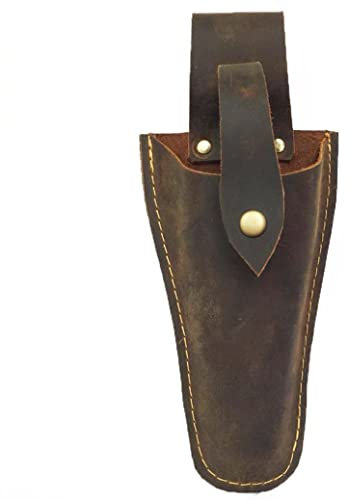 Tool Belt Pouch, Leather Sheath, Gardening Tool Holster Case Bag for Garden Pruning Pliers Shears Secateurs Scissors or Knife, Tool Gifts for Men Dad Husband Boyfriend Him