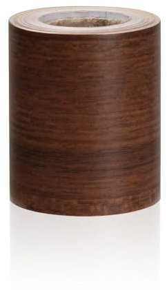 Crepundia Wallpaper Border, Selbstklebende PVC-Tapete, wasserdicht, for Wohnzimmer, Holz, Sockelleiste, Vinyl-Aufkleber, Wandbordüre, Eckaufkleber(Light Brown-5cm x 5m)