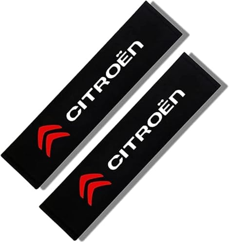 dzggs 2 Pezzi Auto Imbottiture Cinture di Sicurezza per Citroen C1 C3 C4, Confortevole Traspiranti Copricintura Auto Copri Cintura Imbottiture Cinture Sicurezza Protezione,B