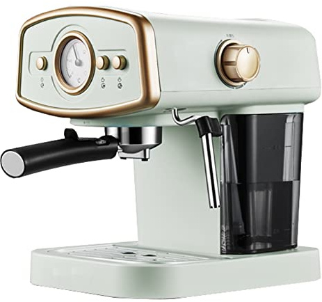 Aioneer Machine À Café Combinée Tout-en-Un Machine À Expresso Machine À Café Semi-Automatique À Mousse De Lait, Pression De 15 Bars, Adaptée Au Cappuccino