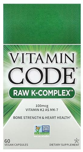 Vitamin Code Raw K-Complex, Non GMO, Gluten Free 60 Vegan Capsules