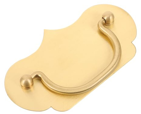 ELAYARD Poignées de Tiroir Laiton Vintage Double Trou Poignées de Meuble Chinois Antiques pour Placard Cuisine Salle de Bain Décoratives Robustes