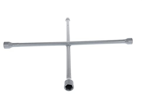 GEDORE Clé en croix, Pour voiture/bus/tracteur, Taille 24 x 27 x 30 x 32 mm, Clé démonte-roues, Changement de roue, Outil, 28 LM