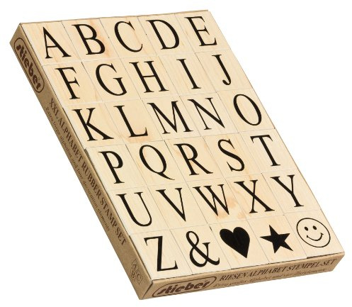 stieber Riesen Alphabet-Stempelset