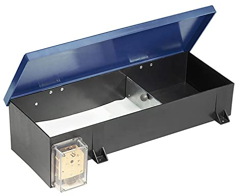 FIAP profifeed BeltFeeder PRO 3 kg / 12 h - Futterautomat - Fischfutterautomat - Teichwirtschaft - Teichfische - mechanisches Uhrwerk - Gleitringlager - Fischzucht - Füllmenge Futterkasten 3 kg