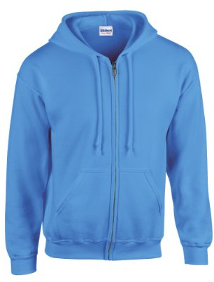 Gildan Full Zip Hooded Sweatshirt - Chemise - Mixte