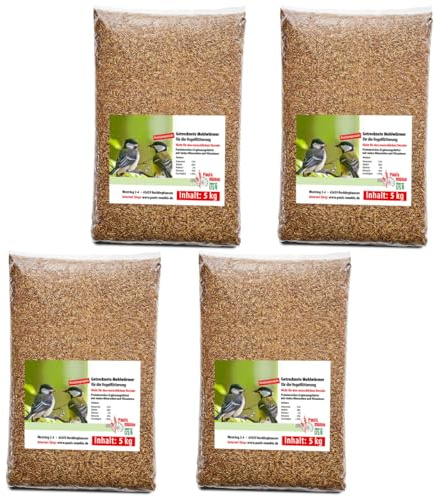 Paul´s Mühle - 20 kg Mehlwürmer getrocknet für Vögel, Wildvögel & Hühner