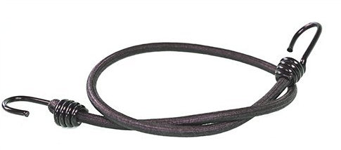 10 Expanderseile mit 2 Spiralhaken 800 mm schwarz 8mm | Expander mit Metallhaken | Metallhaken | Fahrrad-Gummi | Haken Seil | Gepäckbänder | Gepäckspinne | Expanderseil mit Karabiner | Gummispannseile | Fahrradgummi | Gepäckspanner |