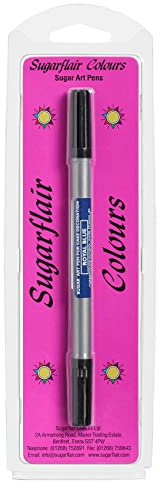 Sugarflair Colours Sugar Art Pen Royal Blue - Bleu Roi - Stylo Alimentaires Comestibles, Marqueurs Comestibles DIY pour Gâteaux, Décoration de Fondant, Massepain et Glaçage Royal - 1 Pièce