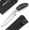 BÖKER PLUS® Pocket Knife - feststehendes Taschenmesser mit Kydex-Scheide & Ulti-Clip - EDC Messer mit G10 Griff schwarz - kleines Fulltang Outdoor-Messer mit feststehender Klinge in Geschenk-Box