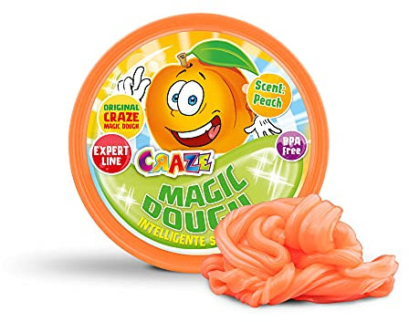 MAGIC DOUGH FANTASTIC FRUITS | Kinderknete mit Duft - Intelligente Knete Set 70g , hüpfende & elastich - 6 Varianten, Vorauswahl nicht möglich