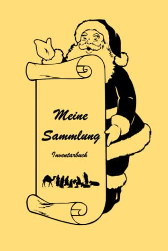 Schreibheft Geschenkidee Inventurbuch Notizbuch Notizheft Schwibbogen A5 100 Seiten Bestandsbuch 07 Inventarbuch für ihre Sammlung Nussknacker ... Lichterketten Engel Stern Weihnachtsmann