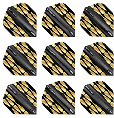 RED DRAGON Hardcore Premium Dartflug - 3 Set pro Packung (insgesamt 9 Dart-Flights)