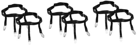 DEARMAMY 6 Stk Hemdhalter shirt holder Herrenhemd Halter Hemd rutschen Hemd fixieren Hemd bleibt Männer Shirt Herrensocke sockenschuhe Hemd Hosenträger Gürtel Beingeschirr