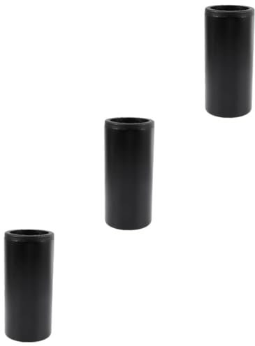 Amosfun 3St isolierte Dosenabdeckung bierflaschenkühler bierflaschen kühler Vakuumständer Bier kann bedecken Bierkühler universeller Dosenkühler Getränkedosenkühler Rostfreier Stahl Black