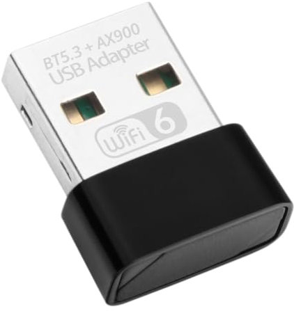 Yominerr 900Mbps WiFi 6 Adaptador USB Bluetooth 5.3 AX900 USB Dongle Tarjeta de Red Inalámbrica de Doble Banda 2,4/5G Controlador Libre para PC