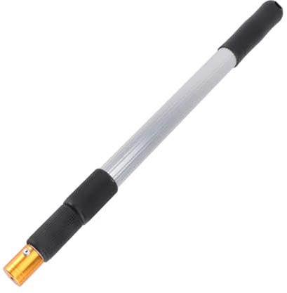 TOYANDONA Recolector de Frutas y Nueces Telescópico de Aluminio Extensible 3 Tramos para Jardín y Huerto, Mango Ligero Plateado para Cosecha Cómoda sin Agacharse