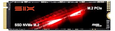 SIX X4000 PRO 1TB M.2 2280 SSD PCIe Gen3x4 NVME SSD Solid State Drive - Up to 3200MB/s Read Speed, 2900MB/s Write Speed