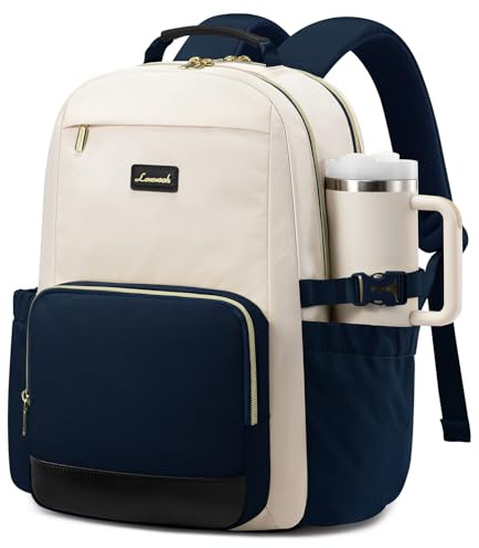 LOVEVOOK Laptop Backpack for Women with Pouch Pocket for Large Capacity Cup,15.6 Inch Backpack Womens Travel Backpack, Waterproof Laptop Computer Bag for Work Business Backpack College Teacher