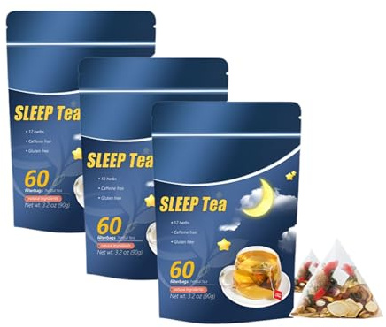 Té De Hierbas For Dormir, Relajación Y Apoyo For El Sueño, Bolsitas De Té Calmante Natural(3PC)