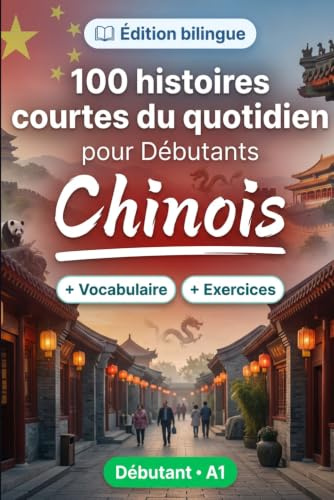 Le chinois pour Débutants A1 : 100 histoires courtes du quotidien: Améliorez votre compréhension et expression écrite grâce à des situations bilingues simples de la vie quotidienne