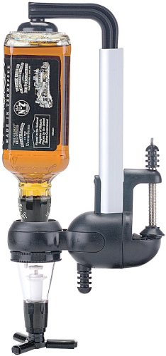 Support mobile de bar 1 bouteille avec doseur [Infactory]