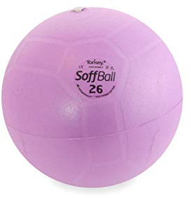 PEZZI Soffball Maxafe Softball | Weicher Gymnastikball für Koordination, Kindersport und Physiotherapie, latexfrei