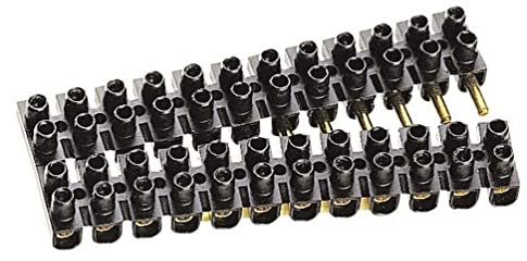 Legrand - Borne de raccordement à broches Suprem - 6mm² - 15A - 2 x 12 bornes - noir